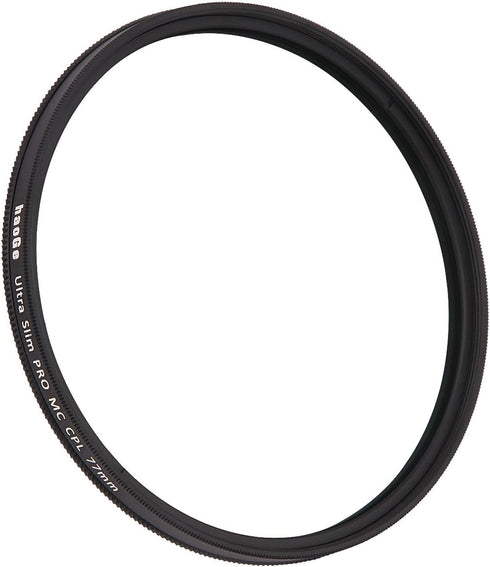 Haoge 77mm MC CPL Multicoated Circular Polarizer Polarizing Lens Filter for Canon 70-200mm f/2.8L, 17-40mm f4L, 100-400mm f/4.5-5.6L, 24-105mm f/3.5-5.6, 24-105mm f/4L IS, 24-70mm f/4L Lens