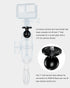 BRCOVAN 2 Pack Aluminum Alloy 1'' Ball Adapter with 1/4"-20 Threaded Stud for Action Camera & Camcorder Compatible with
