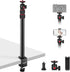 NEEWER Camera Desk Mount - Phone Holder & 360° Ball Head, 17"-40" Telescopic C Clamp Stand