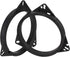 RDEXP 2PCS Black Plastic 6.5 Inch Car Speaker Adapters Mount Plates for Larger Speakers Replacement for Nissan