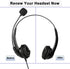 Ear Cushions for Plantronics Headset Replacement, 50mm Ear Pads for Plantronics HW251N HW261N HW510 Blackwire (10 Pack)