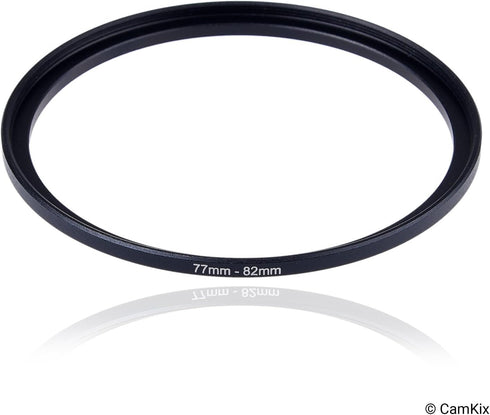 Step Up Lens Filter Adapter Rings - Set of 9 - Allows You to Fit Larger Size Lens Filters on a Lens with a Smaller Diameter - Sizes: 37-49, 49-52, 52-55, 55-58, 58-62, 62-67, 67-72, 72-77, 77-82 mm