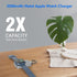 i.VALUX 2000mAh Portable Keychain Charger for Apple Watch Series 9/8/7/6/5/4/3/2, Wireless Travel USB C Charger