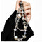 RUIYDZ Luxury Pearl Phone Wrist Strap Crystal Diamond Beaded Keychain Wristlet for Phone