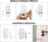 HIIXHC Door Window Alarm, 95DB Wireless Sensor Burglar Alarm for Kids Safety, 6 Pack