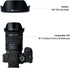 Canon RF 15-30mm F4.5-6.3 IS STM Lens Hood, Reversible Shade for EOS R6 Mark II, Compatible with 67mm Filters