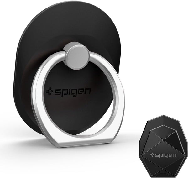 Spigen Style Ring - Cell Phone Grip/Stand/Holder for All Phones and Tablets in Black