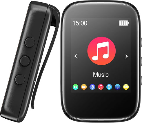 QNGEE 32GB Mp3 Player with Bluetooth Sports Clip-on Music Player Support FM Radio