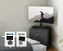 FITUEYES Universal TV Stand, Swivel Tabletop TV Stand for 28-55 Inch Flat Screens, Height Adjustable, Black