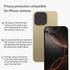 EYSOFT 16 16 Recognition2Pack Privacy Cover Compatible for iPhone Pro/iPhone Pro Max with Front Camera Cover,Protect