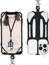 Cell Phone Lanyards with Adjustable Neck Strap, Universal Neck Phone Holder for iPhone, Galaxy and Most Smartphones