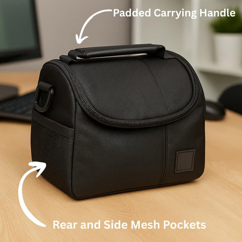 Medium Soft Padded Camera Equipment Bag for Nikon, Canon, Sony, Pentax, Olympus, Panasonic, Samsung & More