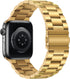 Tasikar Band Compatible with Apple Watch - 42mm Premium Stainless Steel Metal Replacement Strap, Gold