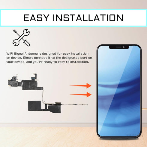 WiFi Bluetooth Antenna Flex Cable Replacement for iPhone 11 PRO MAX, 11PROMAX WLAN Connector with Repair Tool
