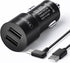 VIOFO D5000 Type-C USB Cigarette Charger with 11.4ft(3.5M) Power Cable for A229 Pro/A229