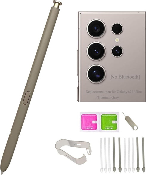 Galaxy S24 Ultra Touch S Pen Replacement, Without Bluetooth, Parts for Samsung Galaxy S24 Ultra (5G) s928 6.8 Inches -