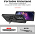 for Motorola Moto G Stylus 5G 2024 Case with Slide Camera Cover, HD Screen Protector, Magnetic Ring Holder