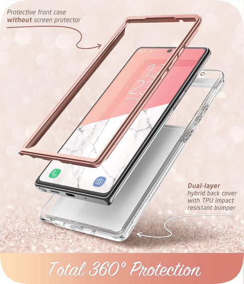 i-Blason Cosmo Series Case for Galaxy Note 20 5G 6.7 inch (2020 Release), Protective Bumper Marble Design