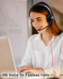 Headset (USB+3.5mm, JIAMQISHI USB with Microphone for PC, On-Ear Computer Laptop Headphones with Noise Cancelling