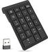 Foloda Wireless Number Pads, Numeric Keypad Numpad 22 Keys Portable 2.4 GHz Financial