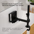 HumanCentric Thin Client Mount Bracket, Mount a Mini PC or Computer to a VESA Monitor Arm or Stand, Pole, or Under Desk or Surface
