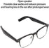 Smart Bluetooth Glasses, Open Ear Music Glasses for Men Women with Anti Blue Lens and Built-in Speakers