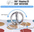 EI Sonador 360 (2 Transparent Phone Ring Holder Grip - Clear Cell Phone Ring Stand Holder Finger Grip Kickstand