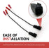 CouTunp 4PCS 72-5600 F150 F250 Speaker Harness, Car Door Speaker Adapter Connector Plug, Speaker Wiring Harness Adapter