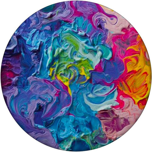 PopSockets Standard PopGrip Artist Palette Paint Abstract Bright Colors Design