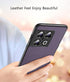 OnePlus 10 Pro Case 5G, Soft TPU Artificial Leather Back, Ultra-Light Cover with Anti-Fingerprint-Scratch Camera