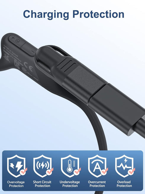 seynli USB C to Magnetic Adapter for Aftershokz Headphones Charger, Compatible with Shokz Aeropex, OpenRun