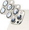 2 Pack Titanium Alloy Glass Camera Lens Protector for iPhone 15 Pro Max/iPhone 15 Pro, Anti-drop, Case Friendly