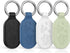 TUDIOW 4 Pack Samsung Galaxy SmartTag2 Case, Waterproof Silicone Anti-Lost Scratch Resistant Cover (Black&White&Navy