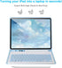 Keyboard Case for iPad Air 13 2024 M2, iPad Pro 12.9'' 6th/5th Gen, Detachable Bluetooth Keyboard with Pencil Holder,