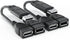 USB Cable, 2-Port USB 2.0 Male to Female Splitter, High-Speed Charging & Data Transfer for Laptop, Car, Mac, TV, PC,