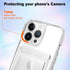 Gukalong Wallet Case for iPhone 15 Pro Max Heavy Duty Protection Anti-Yellow Clear Case with Credit Card Holder ID Card Slot Design Shockproof Anti-Scratch Durable Case for 15 Pro Max 6.7 Inch