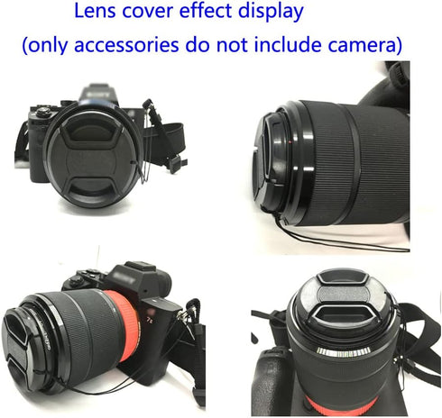 46mm Lens Cap Compatible for Nikon Z50 kit NIKKOR Z DX 16-50mm Lens, Panasonic Lumix G9 G7 kit Lumix G Vario 14-42mm