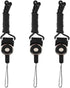 3Pcs Detachable Cell Phone Neck Lanyard Strap, Ideal for Cellphone, ID Card Badge, Camera, iPod, PSP, USB Flash Drive -