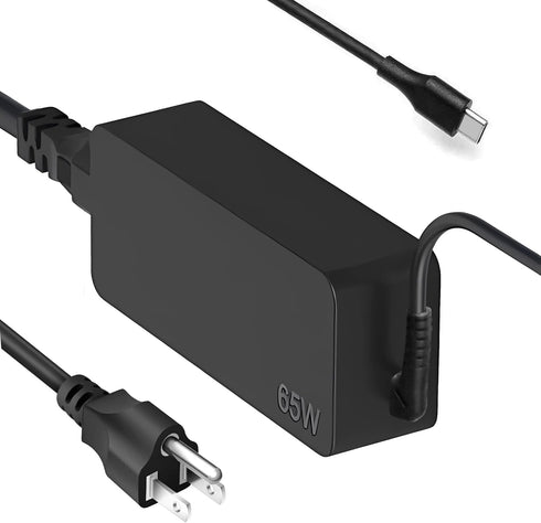 Replacement 65w USB C Laptop Charger for Lenovo ThinkPad/Chromebook/Yoga