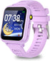 Retysaz Kids Smart Watch, 24 Game Fashion Smartwatches for Children 3-14, Great Gifts for Girls Boys (Purple)