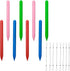 Replacement Drawing Pen for LCD Writing Tablets, 8 Elastic Lanyards, Colorful Stylus for Kids Drawing Tablet (8 PCS)
