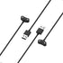 Charger Compatible with Ticwatch E3, Replacement Charging Cable Dock Cord Station USB Adapter - Black