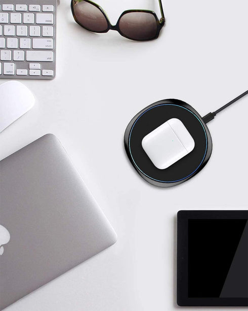 NANAMI Fast Wireless Charger 7.5W Charging Pad for iPhone 15/14/13/12/SE 2/11/11 Pro/XS Max/XR/X/8, 10W Qi for Samsung