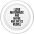Mayonnaise Gifts I Love Mayonnaise, Funny Mayonnaise PopSockets PopGrip for MagSafe