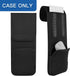 Keyboard Sleeve Travel Case for Wireless Slim Full-Size Keyboards (up to 17.7 Inches), 5.9" x 15.5" up to 5.9" x 17.7" Neoprene Protective Keyboard Case with Mouse Storage Pocket (Black)