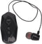 Jectse Retractable Headphones, HiFi Stereo Business Headphones with Power Display, Single Earpiece for Office