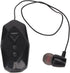 Jectse Retractable Headphones, HiFi Stereo Business Headphones with Power Display, Single Earpiece for Office