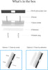 Wall Mount Tablet Holder for iPad Mini/Pro/Air, Samsung/Kindle/E-Reader, Adhesive or Screw Fixed Phone Holder for