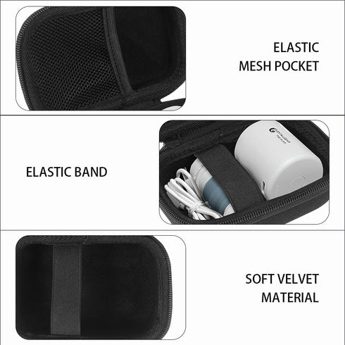 Leayjeen Case for FLEXTAILGEAR Portable Air Pump MP2 Pro/TINY, Holder for Max Pump 2 Pro, Box with Mesh Pocket (Case