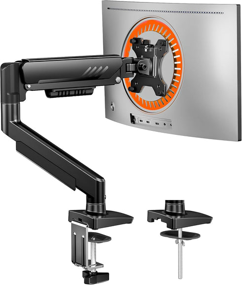 ErGear Single Monitor Arm, Fully Adjustable Monitor Mount for 1334 Inch Screens, Fast